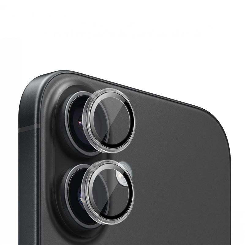 Mobile Origin Härdat Glas Kameraskydd för iPhone 16 / 16 Plus - Klar