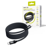 Mobile Origin Magnetisk USB-C till USB-C Kabel - 1m - Svart