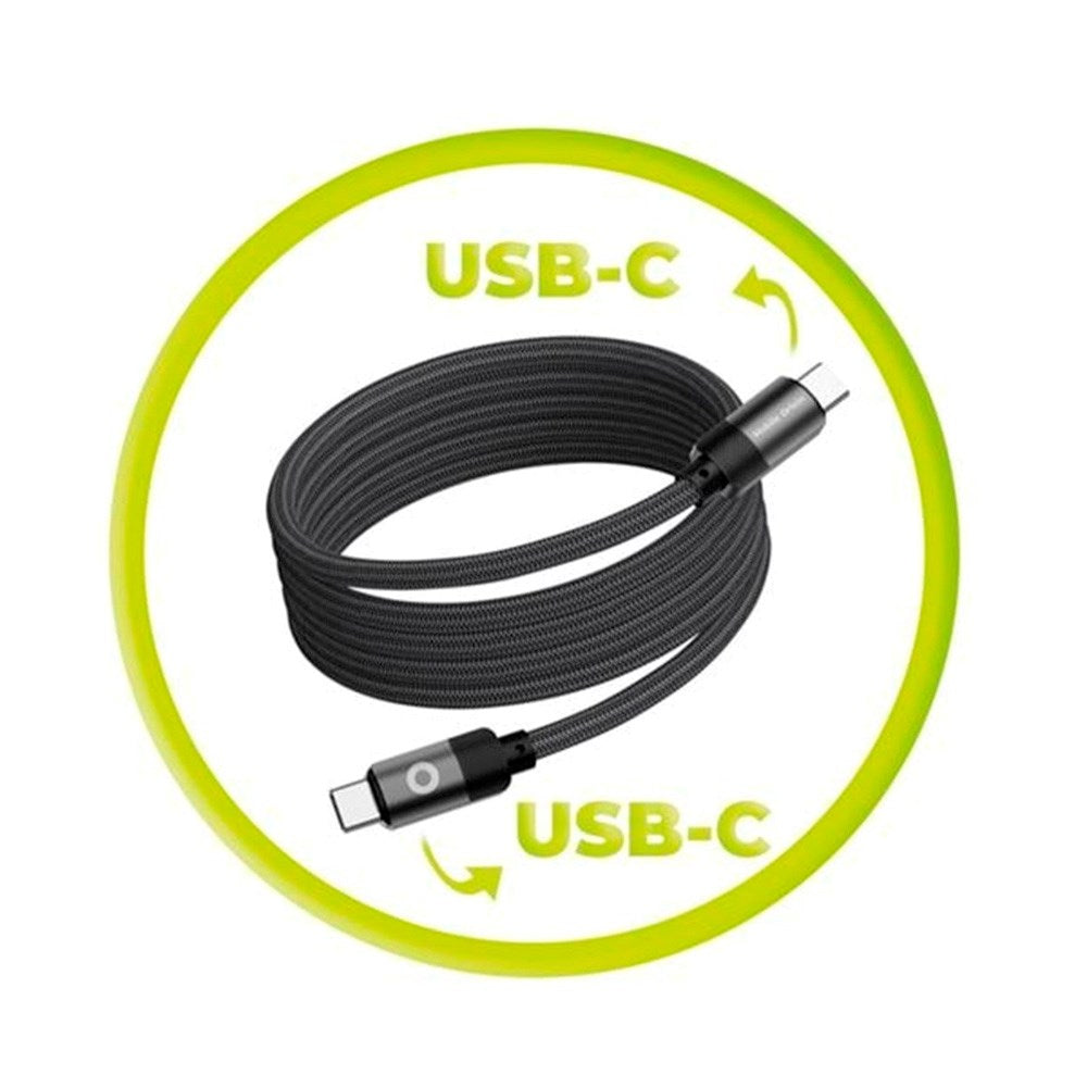 Mobile Origin Magnetisk USB-C till USB-C Kabel - 1m - Svart