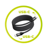 Mobile Origin Magnetisk USB-C till USB-C Kabel - 1m - Svart