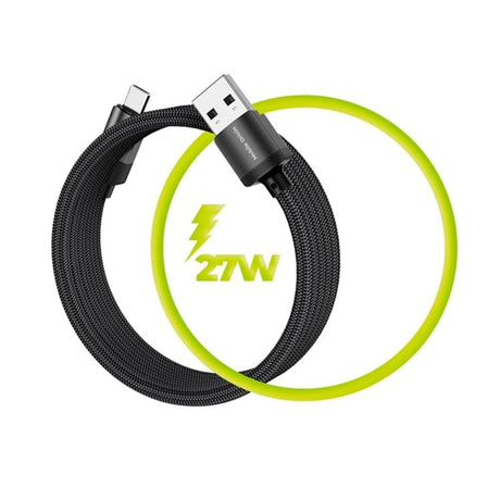 Mobile Origin Magnetisk USB-A till USB-C Kabel - 1m - Svart