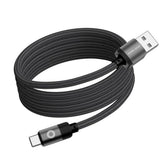 Mobile Origin Magnetisk USB-A till USB-C Kabel - 1m - Svart