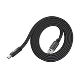 Mobile Origin Platt Magnetisk USB-A till USB-C Kabel - 1m - Svart