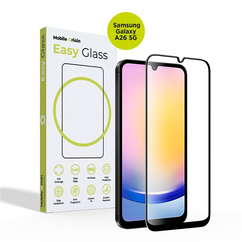Samsung Galaxy A26 (5G) Mobile Origin EasyGlass Skärmskyddsglas - Genomskinlig