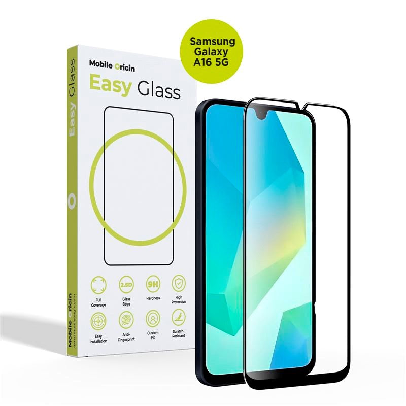 Samsung Galaxy A16 Mobile Origin EasyGlass Skärmskyddsglas - Genomskinlig