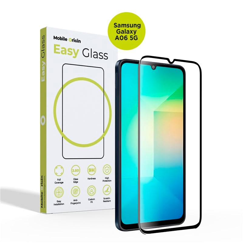 Samsung Galaxy A06 Mobile Origin EasyGlass Skärmskyddsglas - Genomskinlig