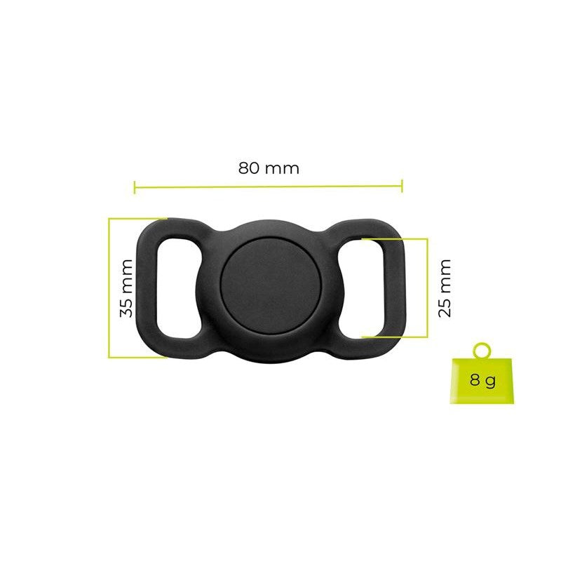 Mobile Origin AirTag 1. & 2. Gen. Hållare för Halsband - Svart