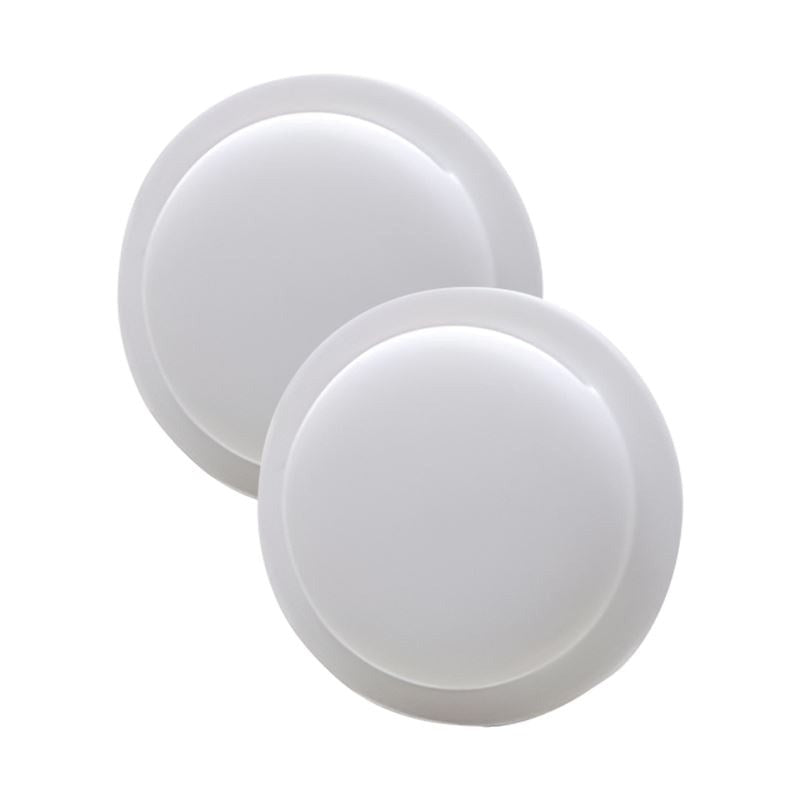 Mobile Origin Silikon AirTag 1. & 2. Gen. Hållare med Självhäftande Baksida - 2 st. - Vit