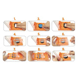 Mobile Origin Apple Watch 11 / 10 (46mm) Hybrid Skärmskydd - Genomskinlig / Svart Kant