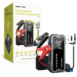 Mobile Origin 2-i-1 Jumpstarter & Kompressor med Tillbehör - Svart
