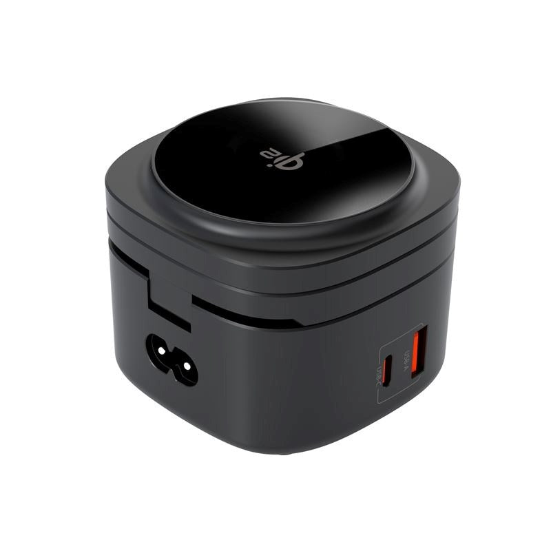 Mobile Origin Hopfällbar Qi2 5-i-1 Trådlös Laddare - 65W - Svart