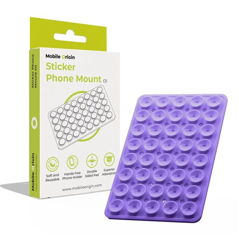 Mobile Origin Silikon Sugkopp Mobilhållare - Lila