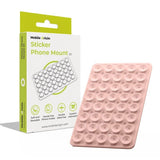 Mobile Origin Silikon Sugkopp Mobilhållare - Rosa