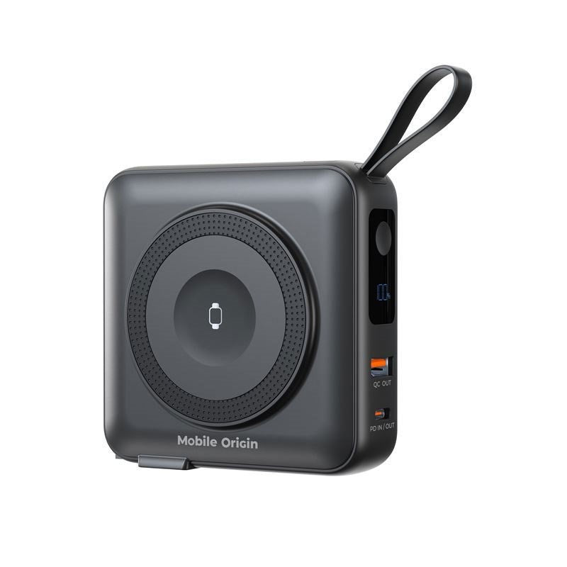 Mobile Origin PowerBank Reseladdare 10.000 mAh – MagSafe Kompatibel – Svart