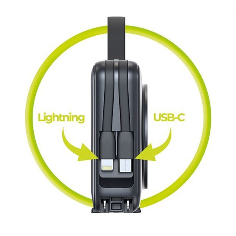 Mobile Origin PowerBank Reseladdare 10.000 mAh – MagSafe Kompatibel – Svart