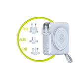 Mobile Origin PowerBank Reseladdare 10.000 mAh – MagSafe Kompatibel – Vit