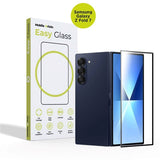 Samsung Galaxy Z Fold7 Mobile Origin EasyGlass Skärmskydd - Genomskinlig / Svart Kant
