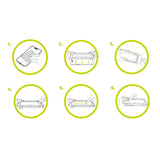 iPhone Air Mobile Origin Screen Guard Skärmskyddsglas med Easy Applicator - Genomskinlig