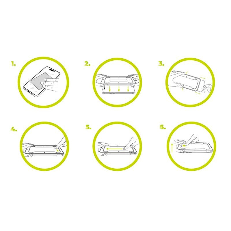 iPhone 17 Pro Mobile Origin Screen Guard Skärmskyddsglas med Easy Applicator - Genomskinlig