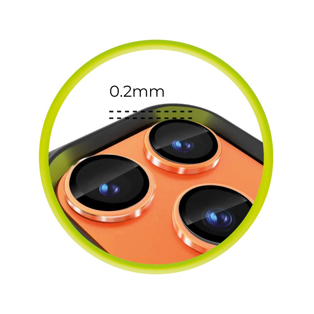 Mobile Origin iPhone 17 Pro / 17 Pro Max Sapphire Härdat Glas Kameraskydd - Genomskinlig