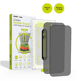 iPhone Air Mobile Origin Screen Guard Skärmskydd med Monteringslåda - Sekretessfunktion - 2 st. - Genomskinlig