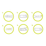 iPhone 17 Mobile Origin Screen Guard Skärmskydd med Monteringslåda - 2 st. - Genomskinlig / Svart Kant