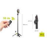 Mobile Origin 2-i-1 Magnetisk Tripod Selfie Stång – MagSafe Kompatibel – Svart