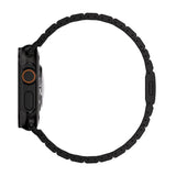 Apple Watch (42/44/SE/45/46/49mm) Mobile Origin Titaniumarmband – Svart