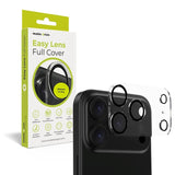 iPhone 17 Pro / 17 Pro Max Mobile Origin Härdat Glas Kameralinsskydd - Genomskinlig / Svart Kant