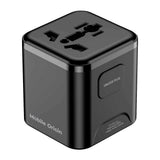 Mobile Origin 30W Universell Reseadapter EU/UK/US/AUS - Svart