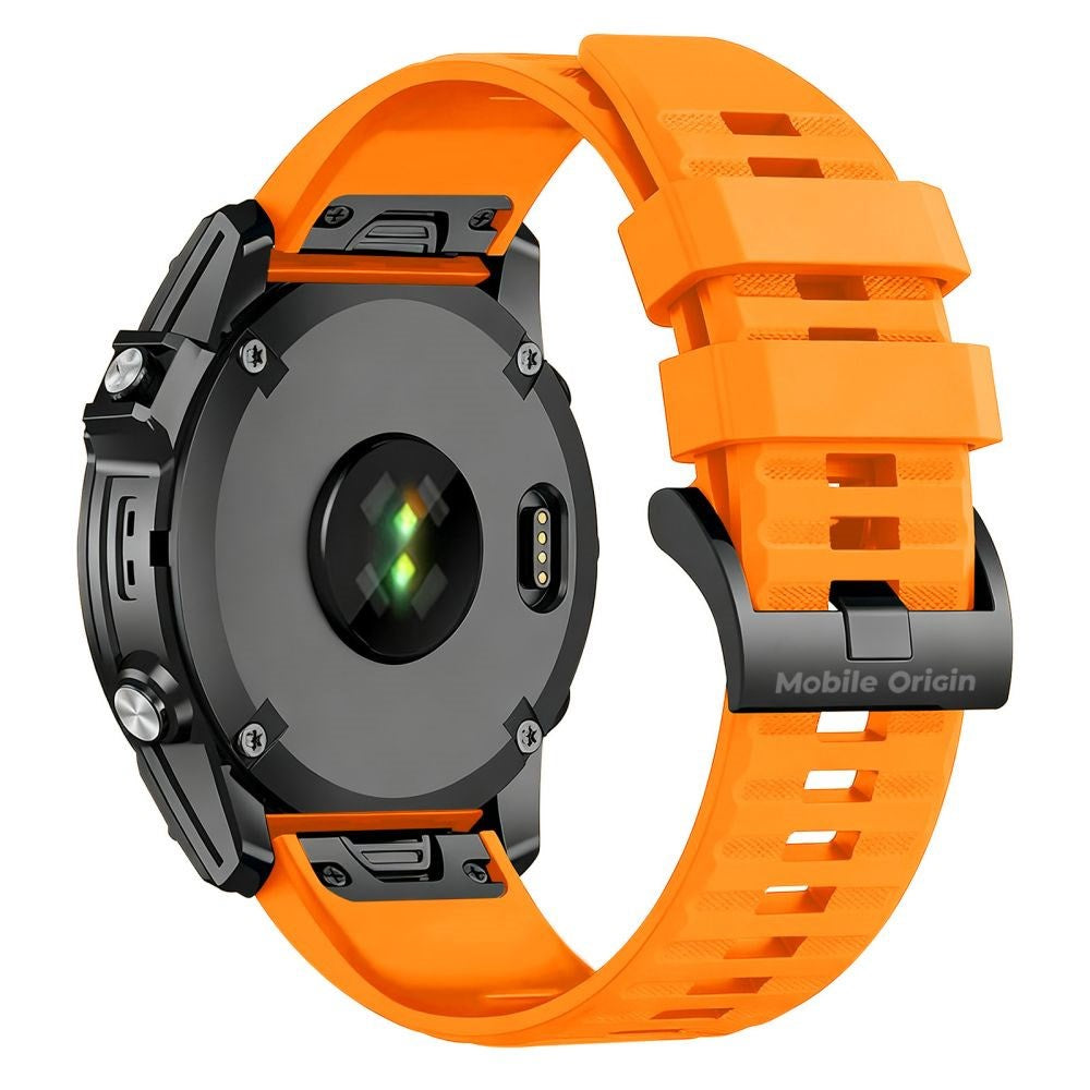 Mobile Origin Universal Garmin Rem (26 mm QuickFit) - Silikon - Orange