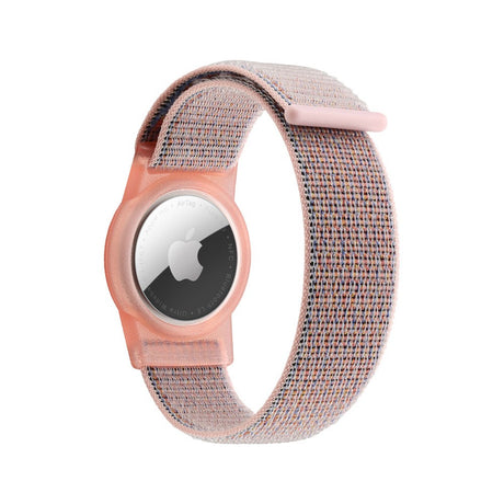 Mobile Origin Apple AirTag Nylon Rem för Barn - Rosa Enhörning
