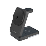 Mobile Origin Trådlös Laddare för iPhone / AirPods / Apple Watch - Hopfällbar Design - MagSafe Kompatibel - Svart