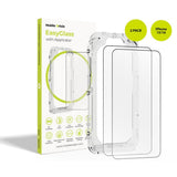 iPhone 16 / 15 Mobile Origin EasyGlass Skärmskyddsglas - 2 st. - Genomskinlig