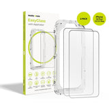 iPhone 17 / 17 Pro / 16 Pro Mobile Origin EasyGlass Skärmskyddsglas - 2 st. - Genomskinlig