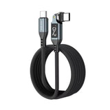 Mobile Origin 240W Display 540° Roterbar USB-C till USB-C Kabel - 1.8m - Svart