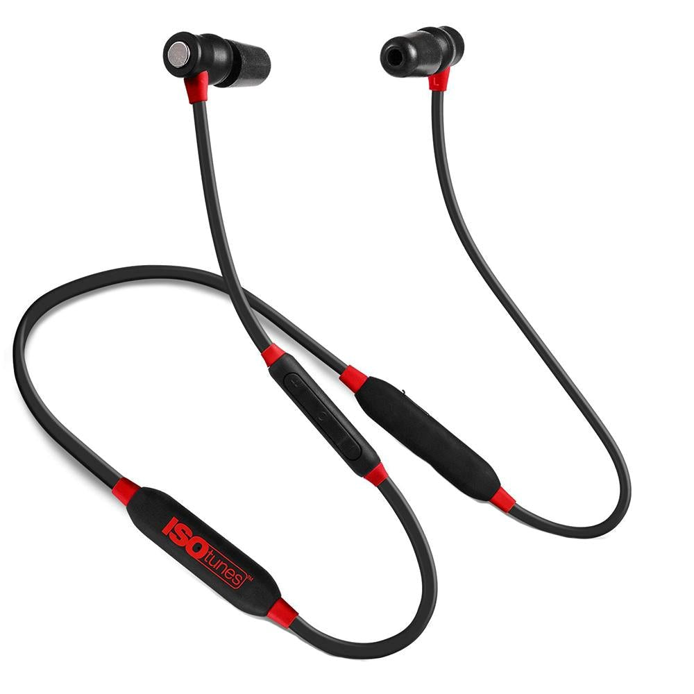 ISOtunes Xtra 2.0 EN352 Bluetooth-headset - Svart / röd