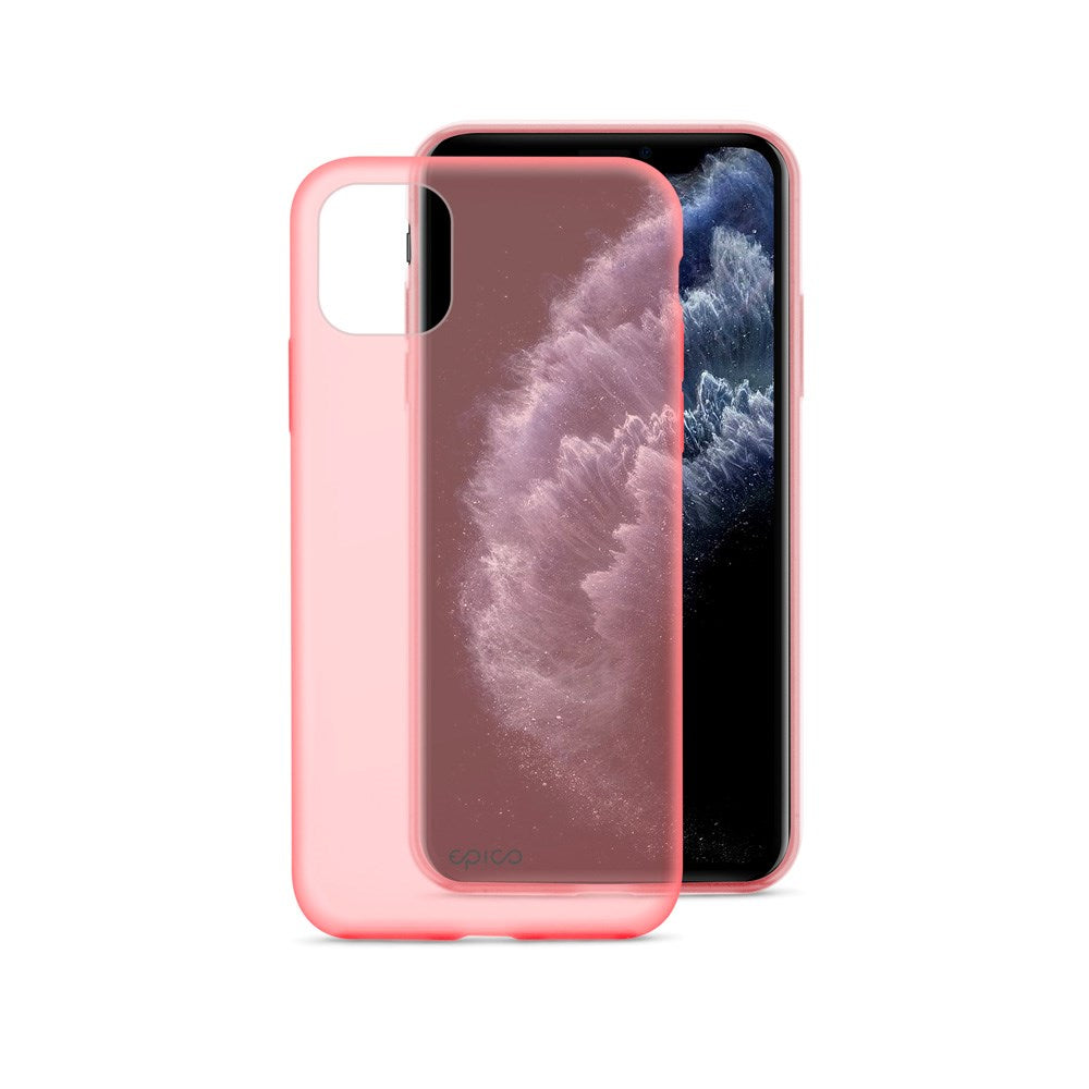 iPhone 11 Pro Epico Silikon Skal - Genomskinlig / Röd