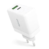 Epico Väggladdare PD 65W GaN m. USB-C & USB-A - Vit