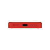 Epico 15W Trådlös Magnetisk Powerbank 4 200 mAh med USB-C & Lightning-Kabel - MagSafe-Kompatibel - Röd