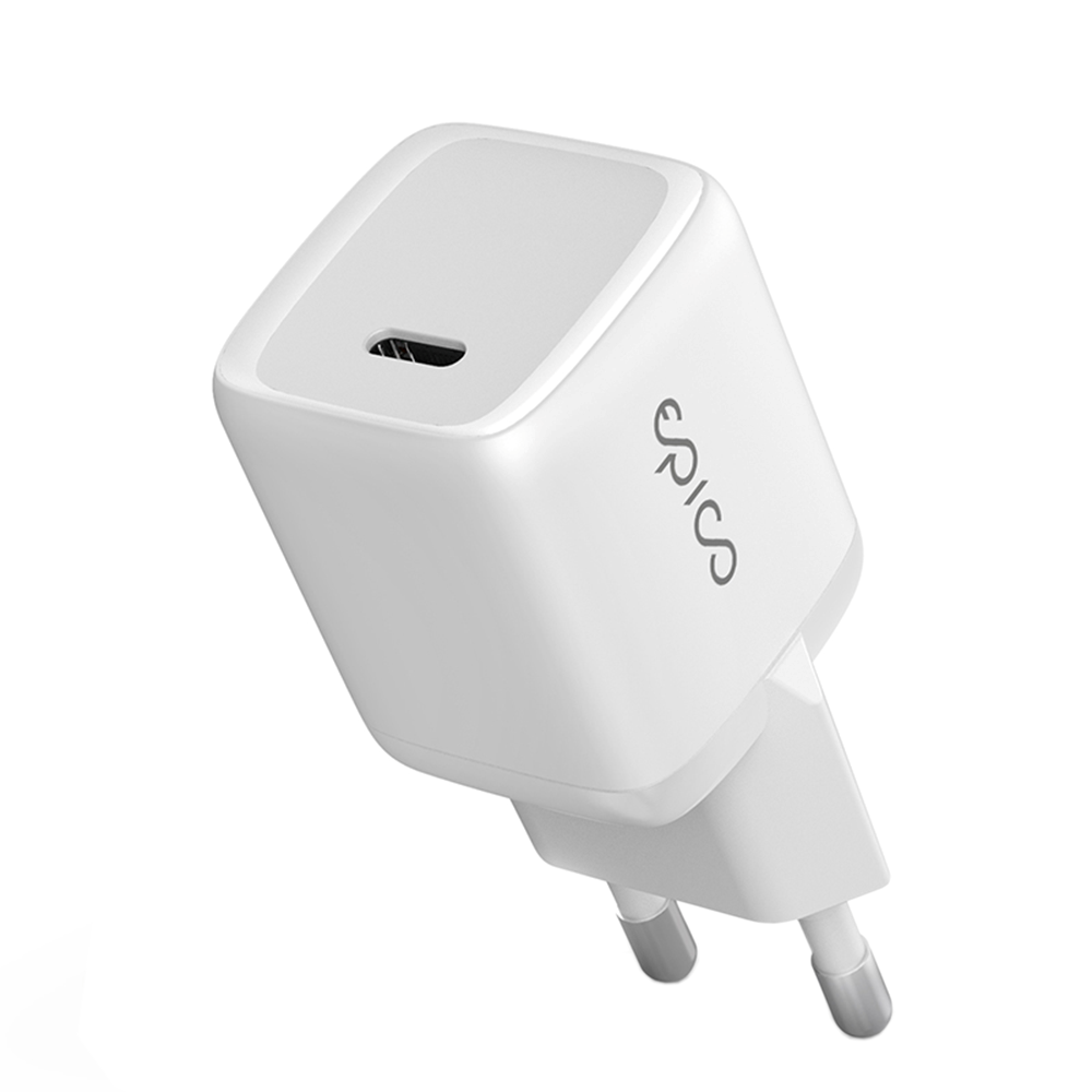 Epico Mini Väggladdare PD 30W m. USB-C - Vit