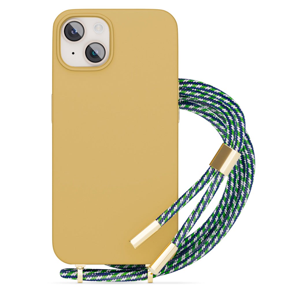 Epico iPhone 14 / 13 Silikon Necklace Skal - Sand