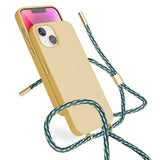 Epico iPhone 14 / 13 Silikon Necklace Skal - Sand