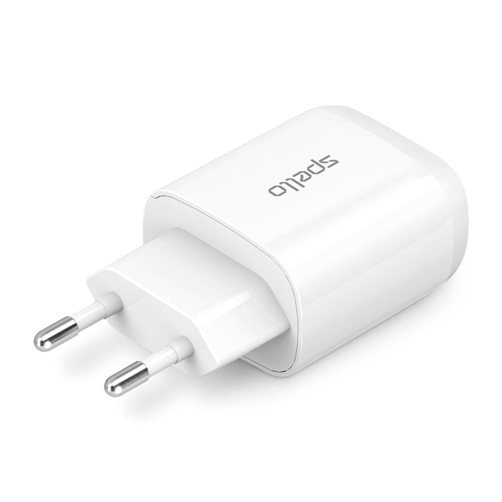 Spello 20W Väggladdare med USB-C - Power Delivery - Vit