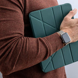 iPad Air 10.9-11" (2025-2020) / Pro 11" (2022-2018) Epico Hero Flip Case - Origami - Grön