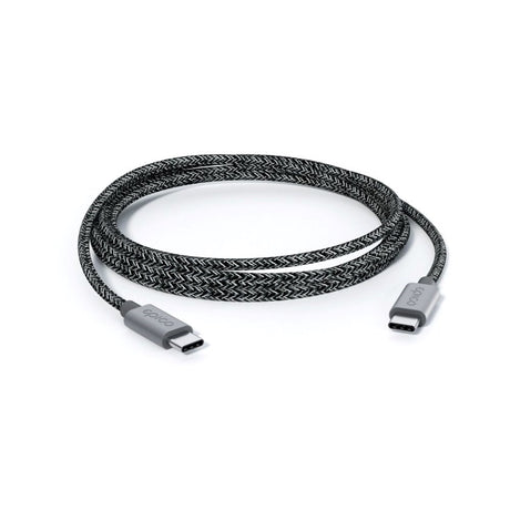 Epico Braided USB-C till USB-C Kabel EPR 240W - 2m - Grå