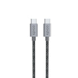 Epico Braided USB-C till USB-C Kabel EPR 240W - 2m - Grå