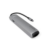 Epico 6-i-1 USB-C Adapter – Slankt Design med 8K Oppløsning - Space Grey