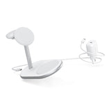 Epico Charging Stand - 3-i-1 15W Trådlös Laddare - MagSafe Kompatibel - Vit