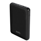 Spello Pocket Powerbank 10W med 2 x USB-A - 5 000 mAh - Svart